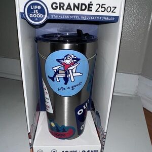 Life is Good Grande 25oz Stainless Steel Insulated Tumbler | NIB